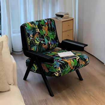 Muxing Sessel Stuhl Sitzsack Relaxsessel Wohnzimmersessel Relaxstuhl gepolsterter Esszimmerstuhl mit Rückenlehne 70*81*82cm  【ZH-8153】