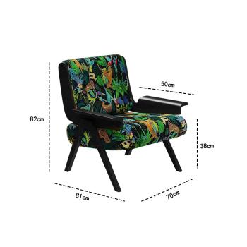 Muxing Sessel Stuhl Sitzsack Relaxsessel Wohnzimmersessel Relaxstuhl gepolsterter Esszimmerstuhl mit Rückenlehne 70*81*82cm  【ZH-8153】