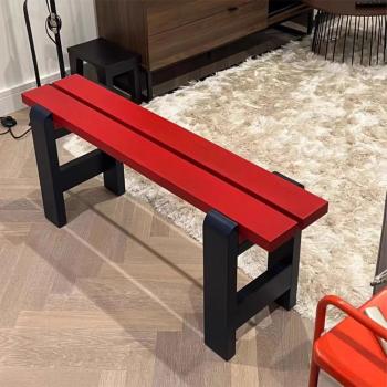 Muxing Essbank Schuhbank Haushocker Langbank Schuhhocker Esszimmerstuhl 60*23*45cm