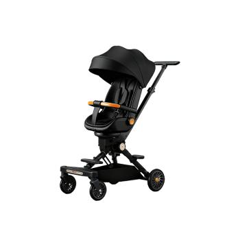 Muxing 360 Drehbar Kinderwagen Leichter Kompaktbuggy  Zusammenklappbarer Verstellbare Rückenlehne 46*72*93cm