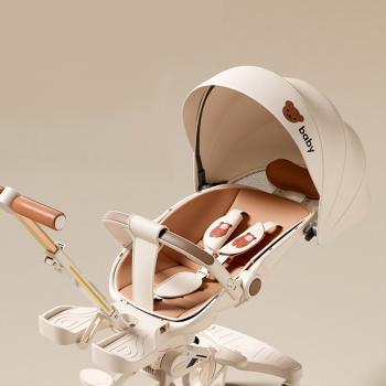 Muxing Kinderwagen Klappbuggy bis 25 kg mit Fußstütze, Kinderwagen zusammenklappbar verstellbare Rückenlehne 45*72*92cm