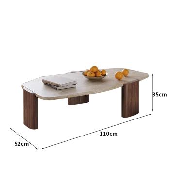 Muxing Couchtisch Moderner Couchtisch Wohnzimmertisch Tisch für Sofa Design Couchtisch 110*52*35cm【CJDS665】