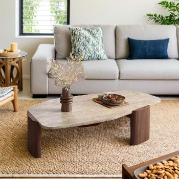 Muxing Couchtisch Moderner Couchtisch Wohnzimmertisch Tisch für Sofa Design Couchtisch 110*52*35cm【CJDS665】