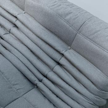 MuXing Wohnzimmersofa, Bodensofa, Relaxsessel, Rückenlehnen-Sofa, Lazy Sofa for Bedroom, Recliner Chair, Lounge, Living Room Furniture Grau