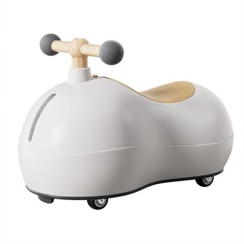Muxing Rutschauto für Kinder, Kinderfahrzeug, Babyrutscher,Rutscher auf Rollen Beige 46*25*32cm /HSNNC/