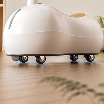 Muxing Rutschauto für Kinder, Kinderfahrzeug, Babyrutscher,Rutscher auf Rollen Beige 46*25*32cm /HSNNC/