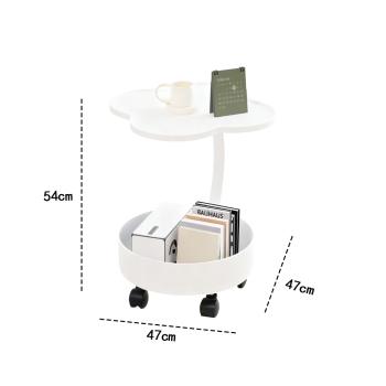 Beistelltisch Sofa-Beistelltisch Wohnzimmer-Beistelltisch Kleiner Couchtisch 47×47×54 cm