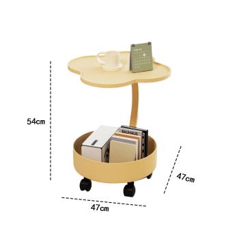 Beistelltisch Sofa-Beistelltisch Wohnzimmer-Beistelltisch Kleiner Couchtisch 47×47×54 cm