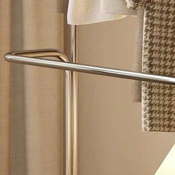 Muxing  Kleiderständer mit Stauraum Garderobenständer auf Rollen Kleiderständer für Wohnzimmer und Schlafzimmer 120×40×176 cm