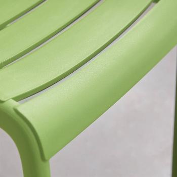 Muxing  4er-Set,Stapelbarer Esszimmerstuhl, Haushaltsstuhl, Stuhl mit Armlehnen, Gartenstuhl, Relaxstuhl,  52×44×85 cm  /SUL52HW/