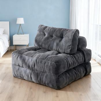 Muxing  Klappbares Sofa, Wohnzimmer-Sofa, Einzelsessel, Schlafzimmer-Sofa, Multifunktionales Sofa, Minimalistisches Sofa, 85×85×40 cm