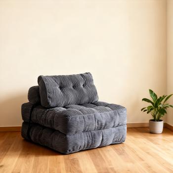 Muxing  Klappbares Sofa, Wohnzimmer-Sofa, Einzelsessel, Schlafzimmer-Sofa, Multifunktionales Sofa, Minimalistisches Sofa, 85×85×40 cm