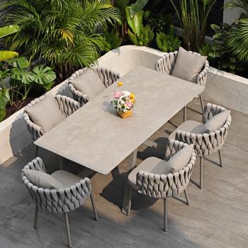 Muxing  2er-Set  Outdoor-Stuhl Campingstuhl Gartenstuhl Freizeitstuhl Armlehnenstuhl Geflechtstuhl für den Außenbereich/Garten 56×63×77cm [BZ-34]