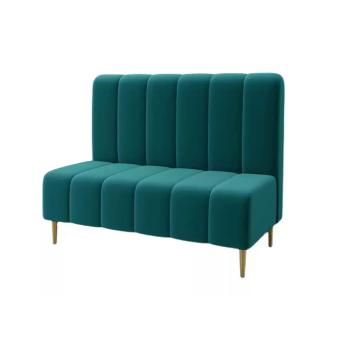 Muxing  Sitzbank mit Rückenlehne Restaurant-Sitzbank Café-Sitzbank Hochlehner-Barbank Dunkelgrün 120×60×90 cm 【KZ-R52】
