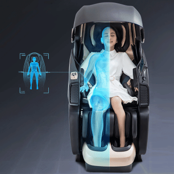 Muxing 3D Massagesessel,  Wärmefunktion,Zero Gravity, Bluetooth SL Schienen GH988
