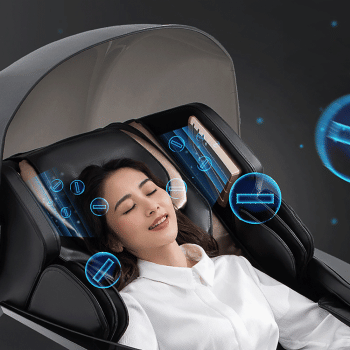 Muxing 3D Massagesessel,  Wärmefunktion,Zero Gravity, Bluetooth SL Schienen GH988