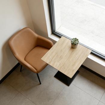 Preview: Muxing Gastronomiemöbel Cafe Bar Restaurants Hotel Einrichtung Tisch Bistrotisch 60*60*75cm /FJ60/