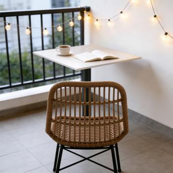 Preview: Muxing Gastronomiemöbel Cafe Bar Restaurants Hotel Einrichtung Tisch Bistrotisch 60*60*75cm /FJ60/