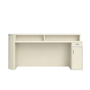Geschäft Salon Empfangstisch Theke Tresen Kasse Laden Beige 270*70*115cm 【DZK-B2 270】