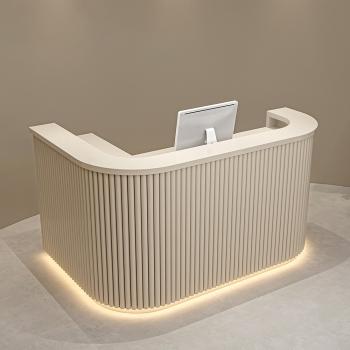 Muxing Moderner Empfangstresen / Kassentheke / Bartheke – Minimalistisches Design【M Tiaowen ZJ 60】