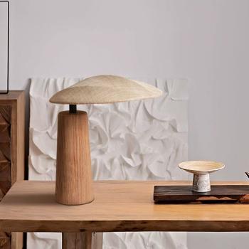 Muxing 3-Farbwechsel Tischlampe aus Massivholz, Nachttischlampe, Stimmungslicht für Schlafzimmer, Wohnzimmer und Dekoration, 25x20x30 cm /JYTD/