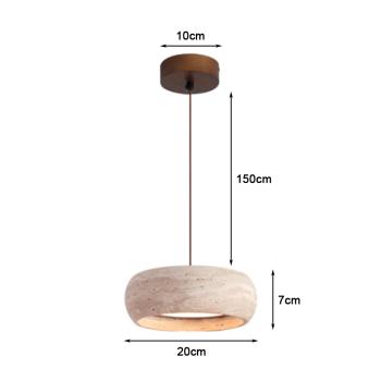 MuXing Moderne Pendelleuchte – Dimmbar in 3 Farben, Design Lampe für Esszimmer, Schlafzimmer & Bar, Elegante Deckenleuchte, Energieeffizient 20 cm