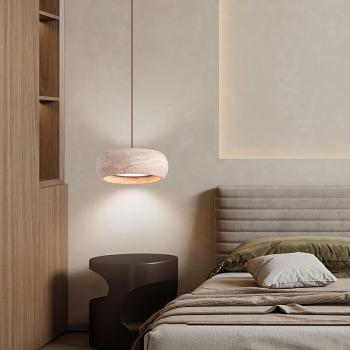MuXing Moderne Pendelleuchte – Dimmbar in 3 Farben, Design Lampe für Esszimmer, Schlafzimmer & Bar, Elegante Deckenleuchte, Energieeffizient 20 cm