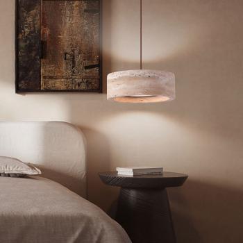 MuXing Moderne Pendelleuchte – Dimmbar in 3 Farben, Design Lampe für Esszimmer, Schlafzimmer & Bar, Elegante Deckenleuchte, Energieeffizient 20 cm