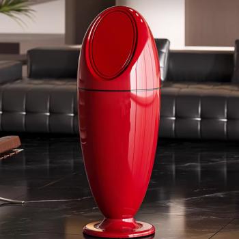 Preview: Muxing Kreativer Mülleimer mit Deckel, Abfallbehälter, Abfalleimer für Haushalt & Büro, Papierkorb, Aufbewahrungsbehälter 16L 78×29 cm