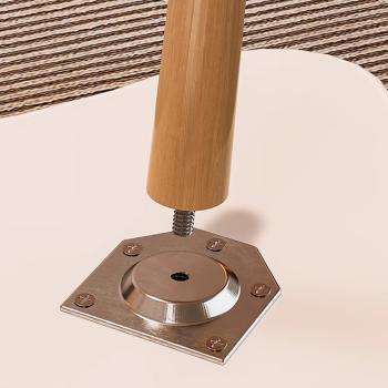 MuXing Doppelstock-Beistelltische, Couchtisch ideal als Sofatisch, Kompakte, stilvolle Teetische für das Schlafzimmer oder Wohnzimmer Weiß 40*50cm 【DH54DL】