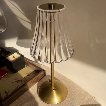 Muxing Tischlampe Retro-Tischlampe Nachttischlampe Vintage-Tischlampe Nachtlicht LED-Tischlampe USB-Ladeport für Schlafzimmer 12.5 × 29.5 cm /JSTD11/