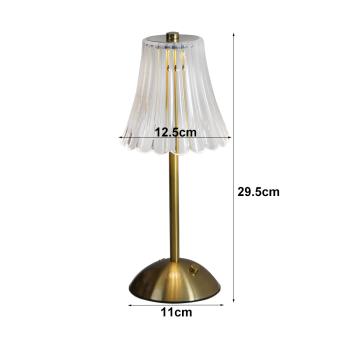 Muxing Tischlampe Retro-Tischlampe Nachttischlampe Vintage-Tischlampe Nachtlicht LED-Tischlampe USB-Ladeport für Schlafzimmer 12.5 × 29.5 cm /JSTD11/