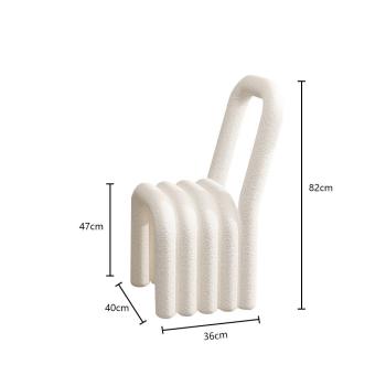 Muxing Makeup Hocker kreativer Stuhlhocker, Moderner Schminkstuhl, Kosmetikstuhl, Sitzhocker für Frisiertisch, Schminkhocker