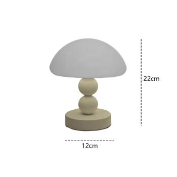 Preview: Muxing 3-Farben Dimmbare Tischlampe für Schlafzimmer, Nachttischlampe, LED-Nachtlicht, Bettleuchte für Nachttisch