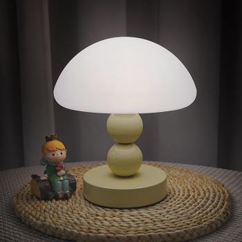 Preview: Muxing 3-Farben Dimmbare Tischlampe für Schlafzimmer, Nachttischlampe, LED-Nachtlicht, Bettleuchte für Nachttisch