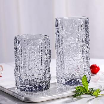 MuXing Highball-Glas Glasbecher Trinkglas Cocktailglas Kristallglass 6-teiliges Set 350 ml