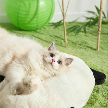 Preview: MuXing Katzenbett Hundebett, weiche Haustier-Schlafmatte für Katzen und kleine Hunde, gemütliches Haustierbett als Schlafplatz 76 × 63 cm /HZHY-76/