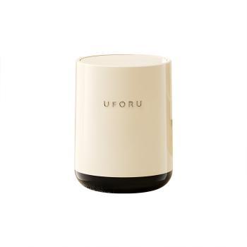 MuXing Mülleimer mit Deckel – Geruchsneutraler Abfalleimer für Wohnzimmer, Küche, Hygienisch, Fassungsvermögen, Langlebig Cremeweiß 24*32cm 15L 【LJFG069】