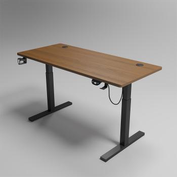 Preview: Muxing Elektrisch höhenverstellbarer Schreibtisch, Smart Büro Tisch, Computertisch, Steh-Sitz Tisch, Lerntisch 120*60cm