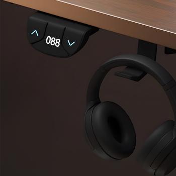 Muxing Elektrisch höhenverstellbarer Schreibtisch, Smart Büro Tisch, Computertisch, Steh-Sitz Tisch, Lerntisch 120*60cm