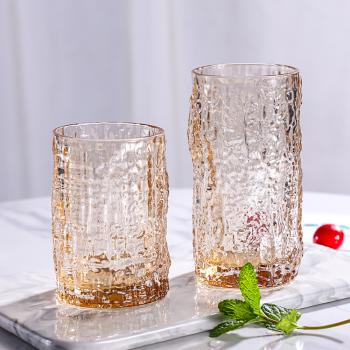 Preview: MuXing Highball-Glas Glasbecher Trinkglas Cocktailglas Kristallglass 6-teiliges Set 350 ml