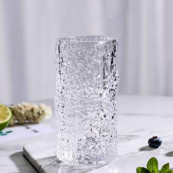 MuXing Highball-Glas Glasbecher Trinkglas Cocktailglas Kristallglass 6-teiliges Set 350 ml