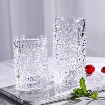 MuXing Highball-Glas Glasbecher Trinkglas Cocktailglas Kristallglass 6-teiliges Set 350 ml