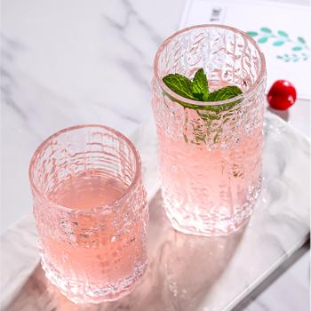 MuXing Highball-Glas Glasbecher Trinkglas Cocktailglas Kristallglass 6-teiliges Set 350 ml