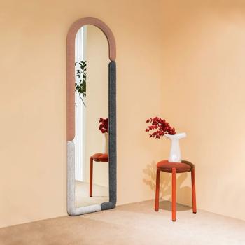 MuXing Vollkörperspiegel für Schlafzimmer und Wohnzimmer – Standspiegel, Ganzkörperspiegel, Schrankspiegel, Kleiderspiegel 175*50cm 【RMZJ6325】