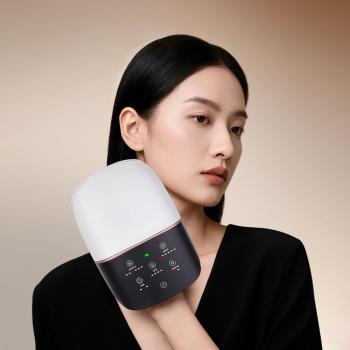 Finger-Massagegerät mit Wärme, Vibration und Dehnung – Elektrischer Hand- und Fingermassager zur Schmerzlinderung Weiß 25x17x12,3cm【GHX-S002】