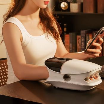 Preview: Finger-Massagegerät mit Wärme, Vibration und Dehnung – Elektrischer Hand- und Fingermassager zur Schmerzlinderung Weiß 25x17x12,3cm【GHX-S002】