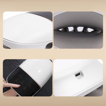 Finger-Massagegerät mit Wärme, Vibration und Dehnung – Elektrischer Hand- und Fingermassager zur Schmerzlinderung Weiß 25x17x12,3cm【GHX-S002】