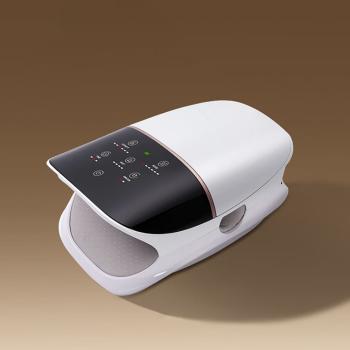 Finger-Massagegerät mit Wärme, Vibration und Dehnung – Elektrischer Hand- und Fingermassager zur Schmerzlinderung Weiß 25x17x12,3cm【GHX-S002】