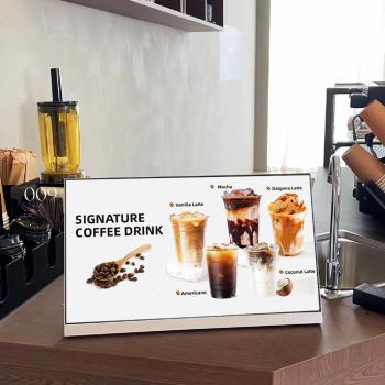 MuXing Digital Signage Bildschirm Full HD, Fernsteuerung, Zeitsteuerung, Smart Split-Screen, Gewerbliche Nutzung 23.8 Zoll Tischwerbemonitor /GGJ23Z/